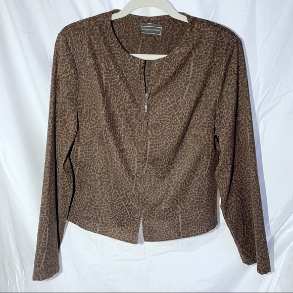 Vintage Intriguing Threads Leopard Jacket - Picture 2 of 7